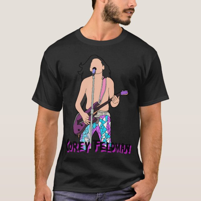 T-shirt Corey Feldman - Guitare Solo (Devant)