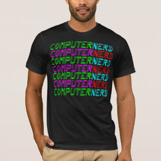 T-shirt COREY TIGER 1980s ORDINATEUR RETRO NERD