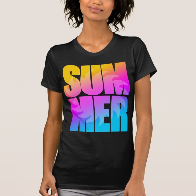 T-shirt Corey Tiger 80s Été Soleil (Devant)