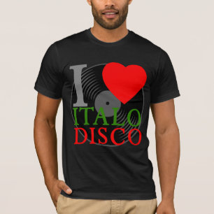 T-shirt Corey Tiger 80s Retro I Love Italo Disco