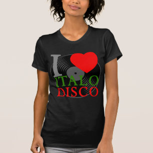 T-shirt Corey Tiger 80s Retro I Love Italo Disco