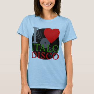 T-Shirt Corey Tiger 80s Rétro J'adore Italo Disco