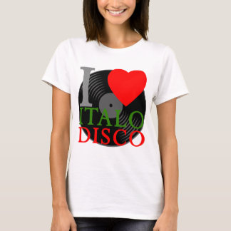 T-Shirt Corey Tiger 80s Rétro J'adore Italo Disco