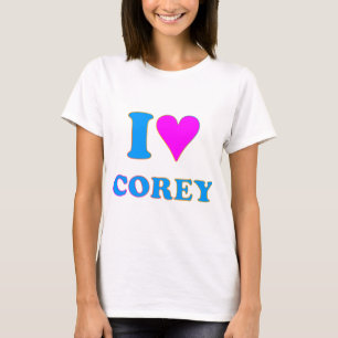 T-shirt COREY TIGER 80's Rétro J'AIME COREY