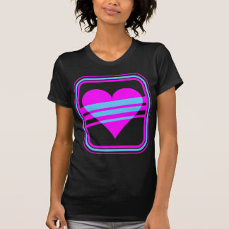 T-shirt Corey Tiger 80s Vintage Cœur & Rayures