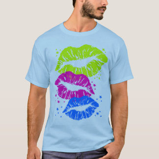 T-shirt Corey Tiger 80s Vintage Lèvres & Étoiles Baisers