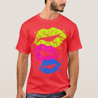 T-shirt Corey Tiger 80s Vintage Lèvres & Étoiles Baisers