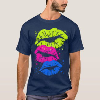 T-shirt Corey Tiger 80s Vintage Lips & Stars Baisers