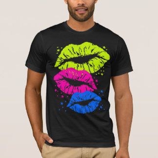 T-shirt Corey Tiger 80s Vintage Lips & Stars Kisses