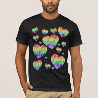 T-shirt Corey Tiger Années 80 Arc-en-Ciel Vintage Saint Va