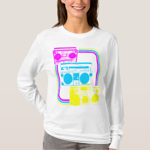 T-shirt Corey Tiger Années 80 Radio Rétro Boombox