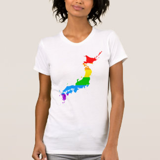 T-shirt Corey Tiger Années 80 Style Japon Arc-en-ciel