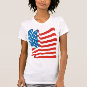 T-shirt Corey Tiger Drapeau Américain Vintage 80s