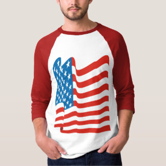 T-shirt Corey Tiger Drapeau Américain Vintage 80s