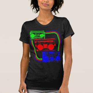 T-shirt Corey Tiger Radio à Boombox Rétro des Années 80