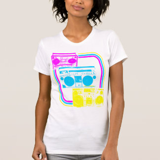 T-shirt Corey Tiger Radio Boombox Rétro 80s