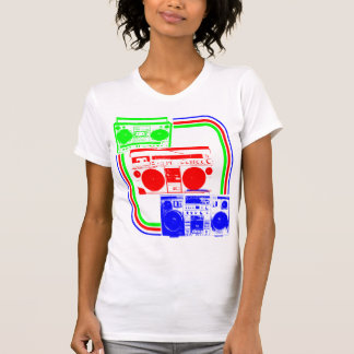 T-shirt Corey Tiger Radio Boombox Rétro 80s