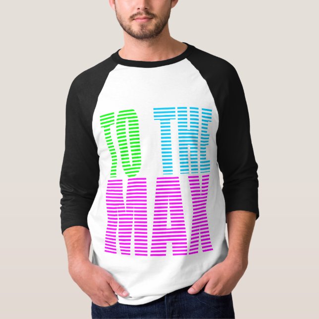 T-shirt Corey Tiger Style 80s AU MAXIMUM (Devant)