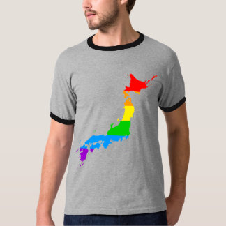 T-shirt Corey Tiger Style Années 80 Japon Arc-en-ciel