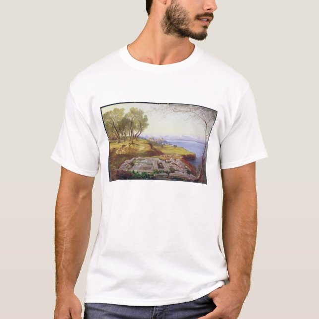 T-shirt Corfou de l'ascension, c.1856-64 (huile sur la (Devant)