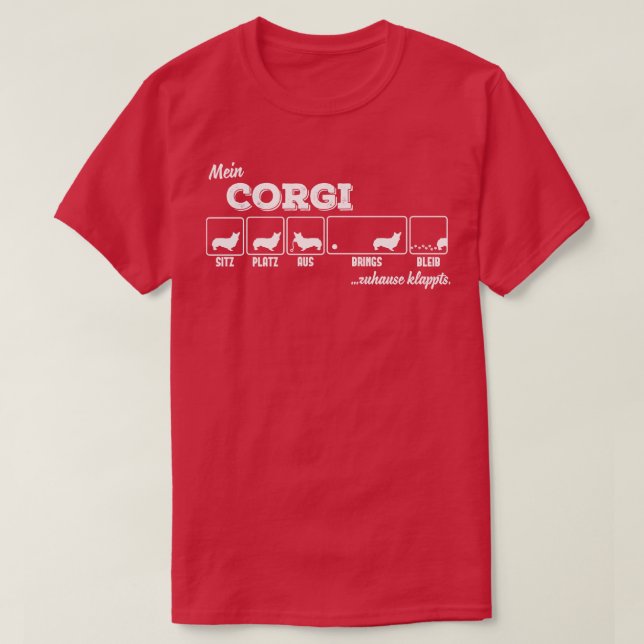 T-shirt Corgi (Design devant)