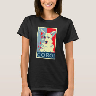 T-shirt Corgi Art Chien Art Pour Les Amateurs De Corgis Et