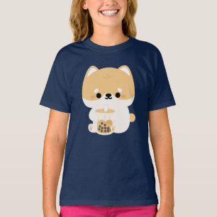 T-shirt Corgi Boba Tea