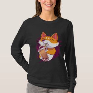 T-shirt Corgi Bubble Tea Bobas Corgi