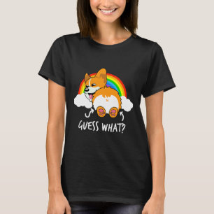 T-shirt Corgi Butt Devine Ce Qui Est Amusant