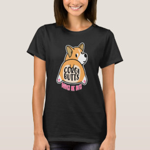 T-shirt Corgi Buttes Me Conduisent Nuts Pembroke Welsh Cor