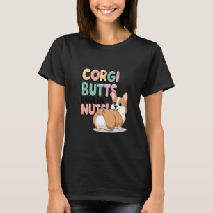 T-shirt Corgi Butts Me Rendent Folle Amoureux Drôle De Chi