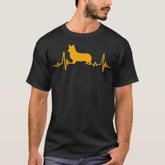 T-shirt Corgi Chien Coeur Corgi Papa51