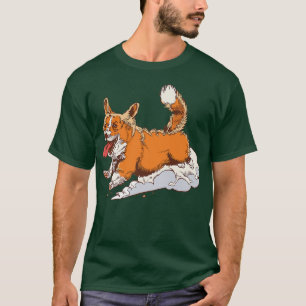 T-shirt Corgi Chien Corgis Lover Cadeaux Corgi Maman Papa
