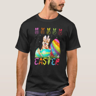 T-shirt Corgi Chien de Pâques Costume de Pâques Mignon pou