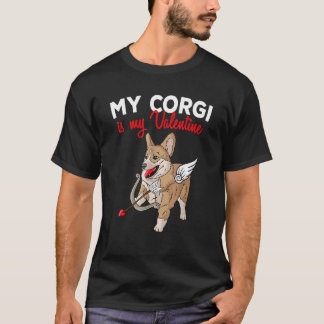 T-shirt Corgi Chien Est Mon Amour De La Saint-Valentin Coe