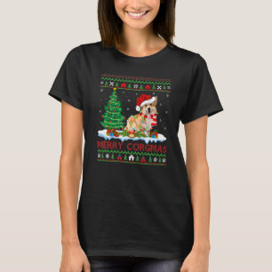 T-shirt Corgi Chien Joyeux Corgmas Corgi Corgi Matching