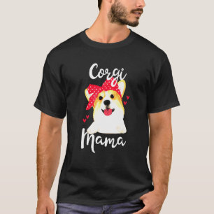 T-shirt Corgi Chien Mama Animal