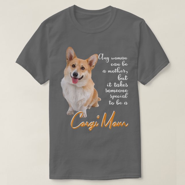 T-shirt Corgi Chien Maman Spéciale Mère Pour Femmes (Design devant)