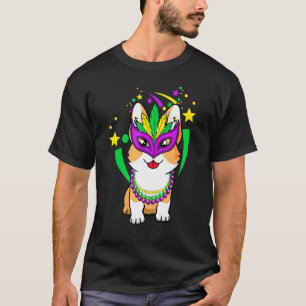 T-shirt Corgi Chien Nouvelle-Orléans Défilé Mardi Gras Cél