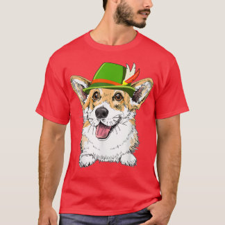 T-shirt Corgi Chien Oktoberfest Lederhosen Casquette Alpin