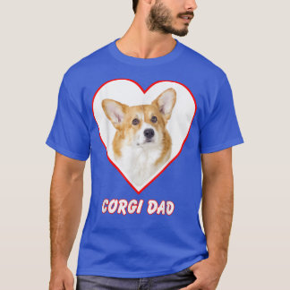 T-shirt Corgi Chien Papa