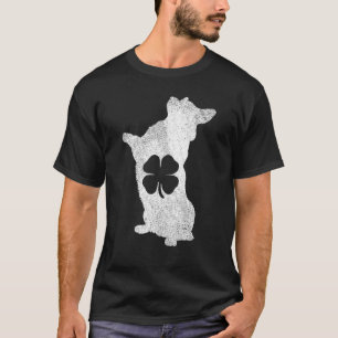T-shirt Corgi Chien St. Patrick Jour Trèfle C Irlandais