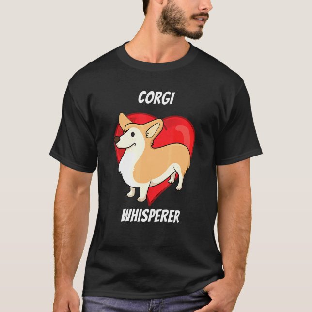 T-shirt Corgi Conçu Par Npc (Devant)