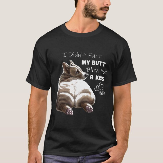 T-shirt Corgi Corgi Corgi Butt (Devant)
