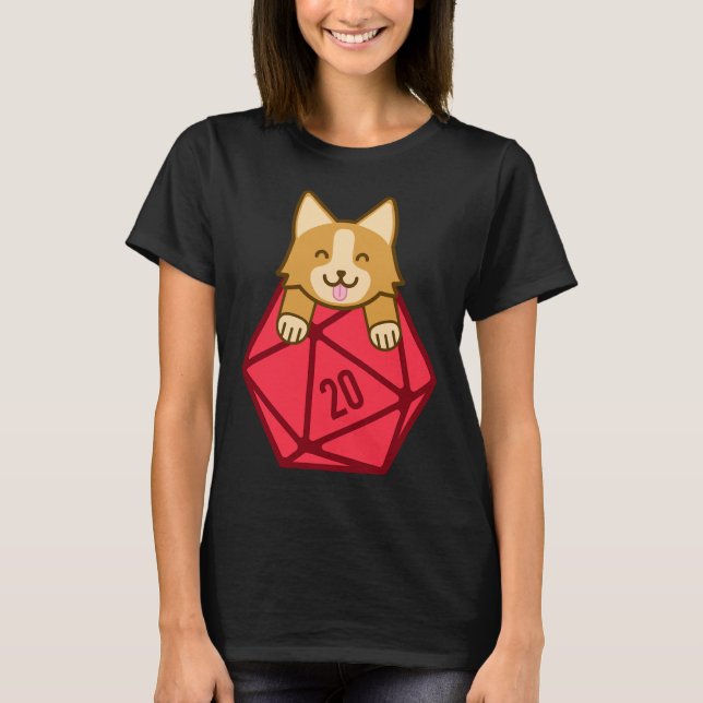 T-shirt Corgi critique (Devant)