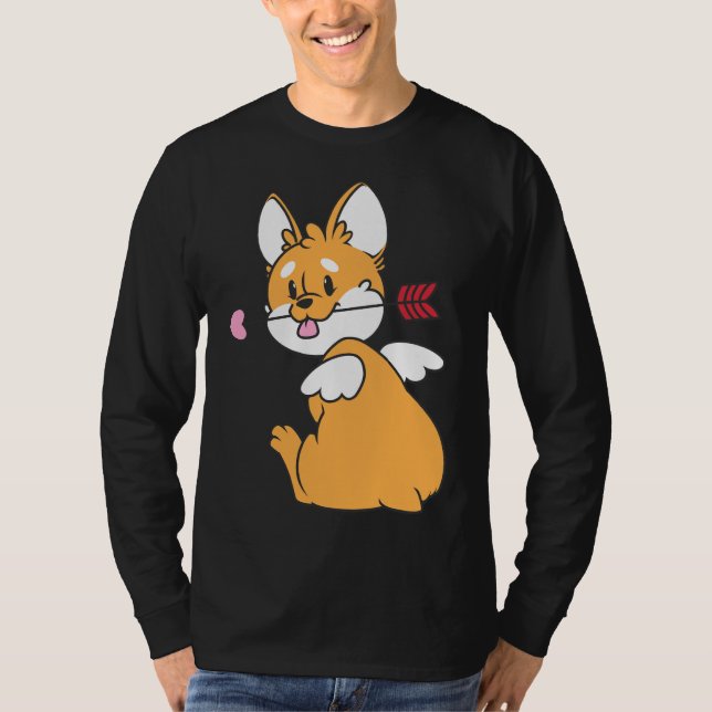 T-shirt Corgi cupide (Devant)