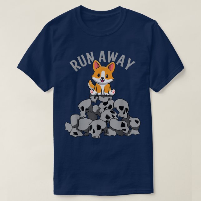 T-shirt Corgi dangereux (Design devant)