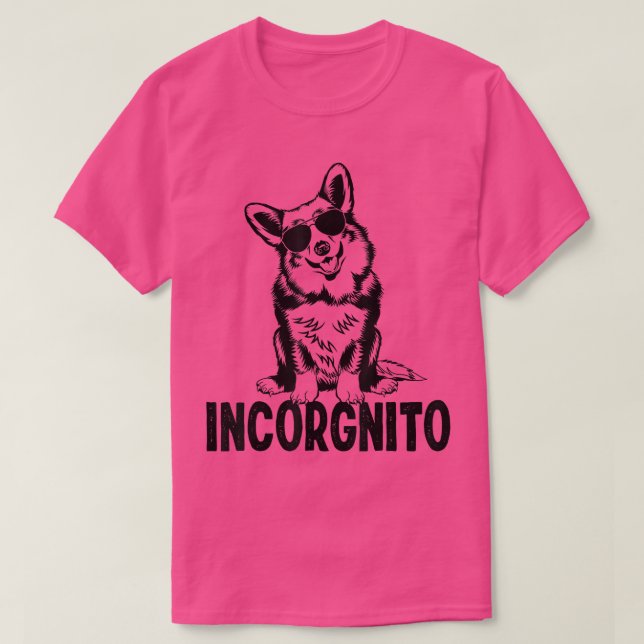 T-shirt Corgi Dans La Poche, Drôle Dons Adulte Chien, Dame (Design devant)