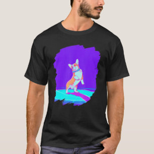 T-shirt Corgi Danseur Rétro Breakdancing Danse Danseur