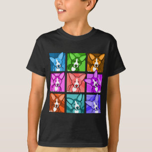 T-shirt Corgi d'art de bruit